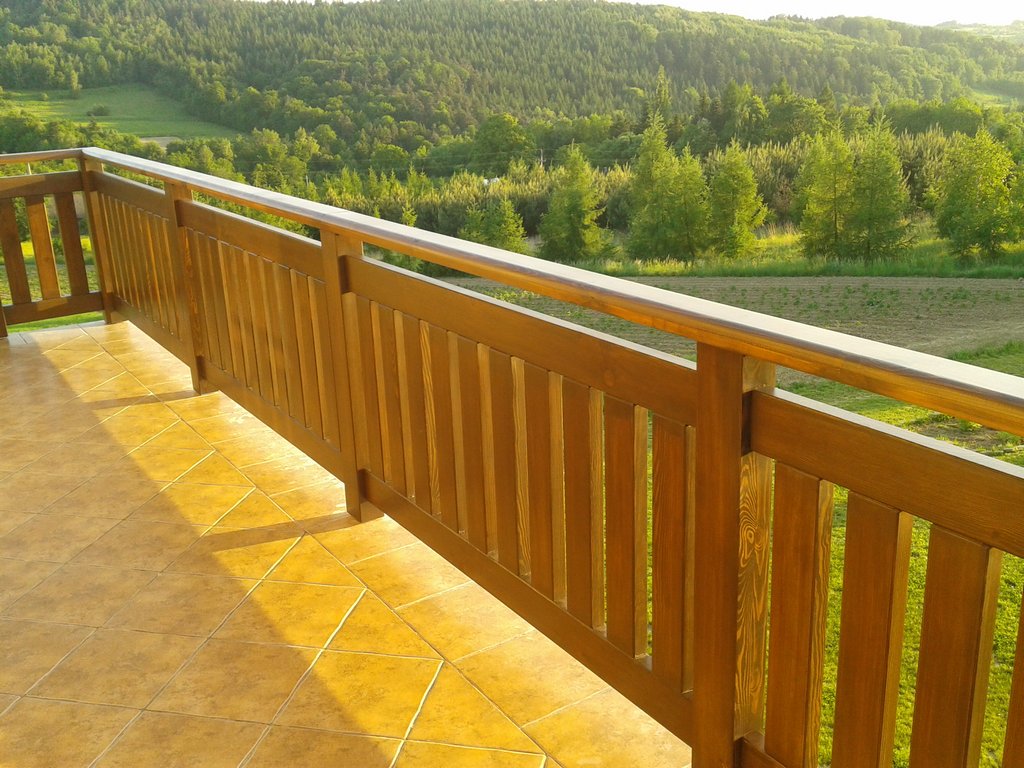 Balustrada drewniana